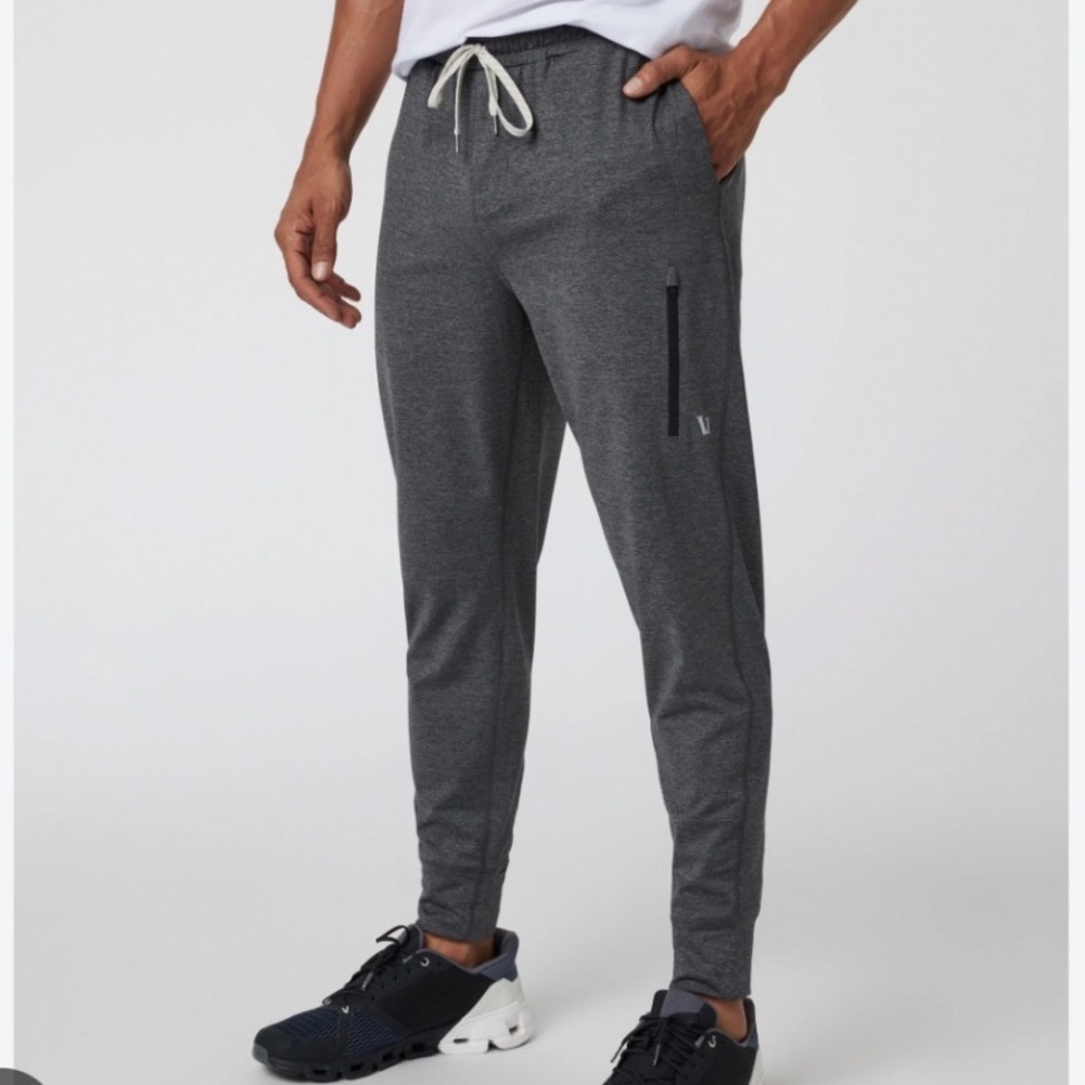 Vuori Mens Sunday Performance Jogger Charcoal Heather Small